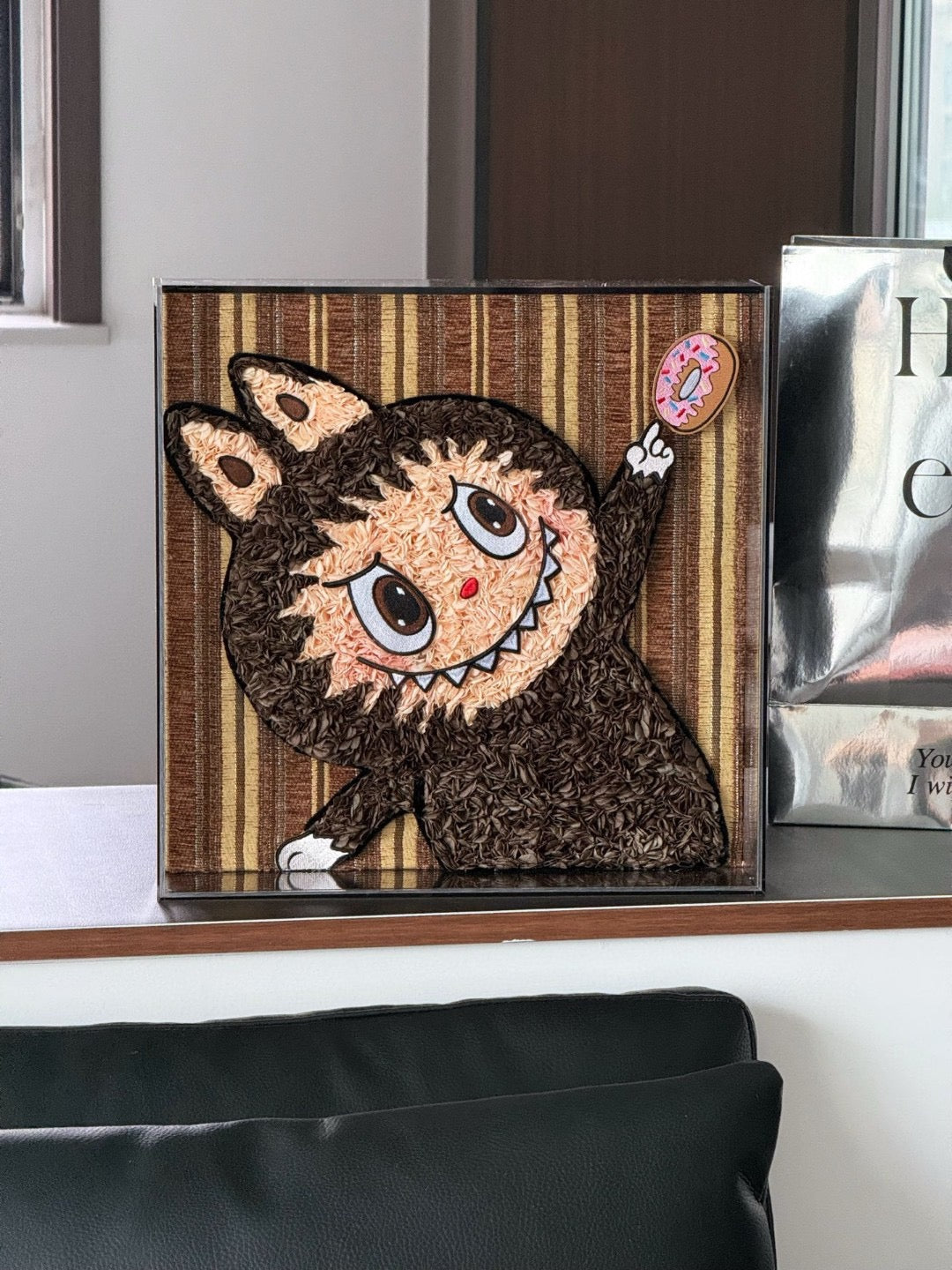 LABUBU Preserved Flower Art Frame | unique design