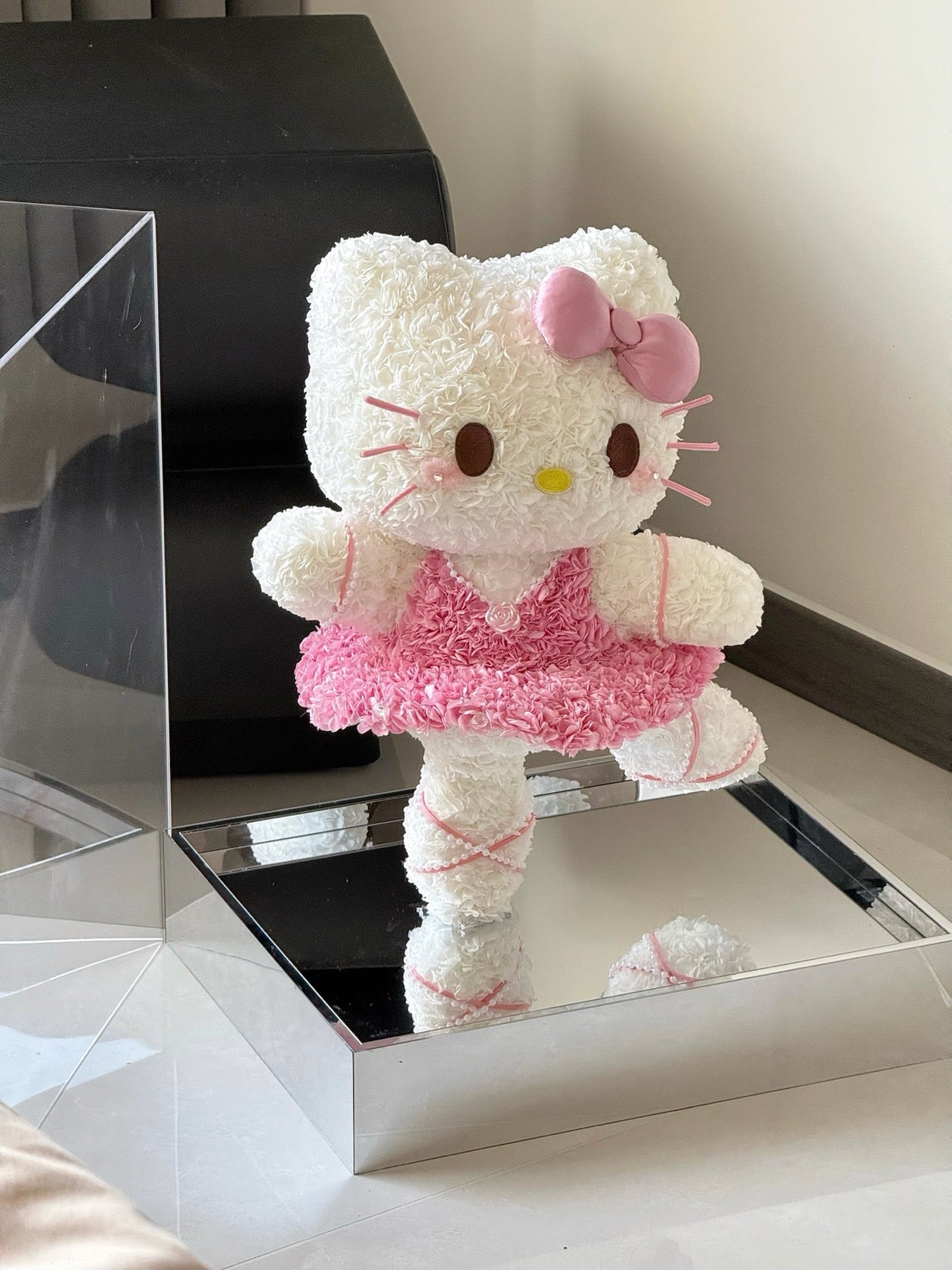 Ballerina Hello Kitty Preserved Flower Arrangement - Sanrio Inspired Gift