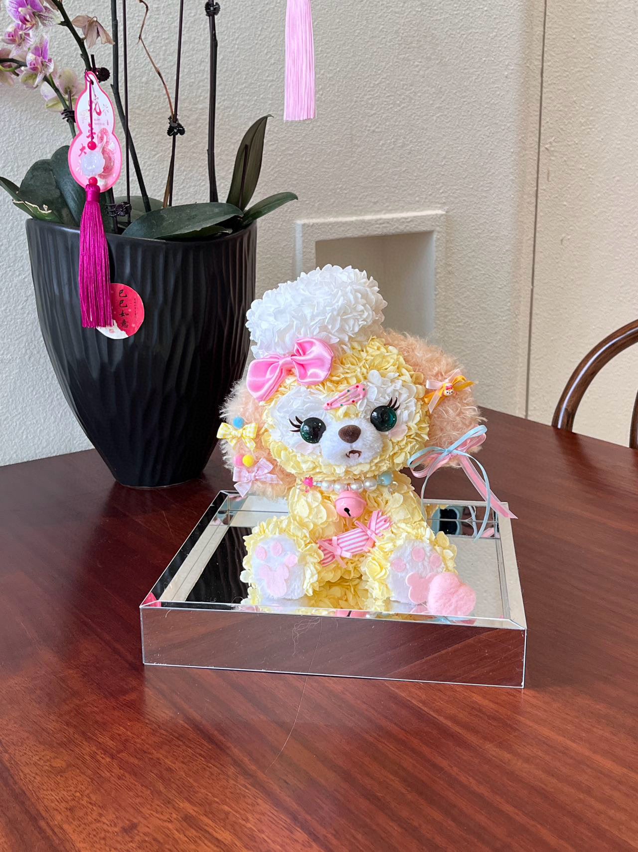 Cookies Ann Preserved Flower  | Disney-Inspired Floral Puppy Arrangement