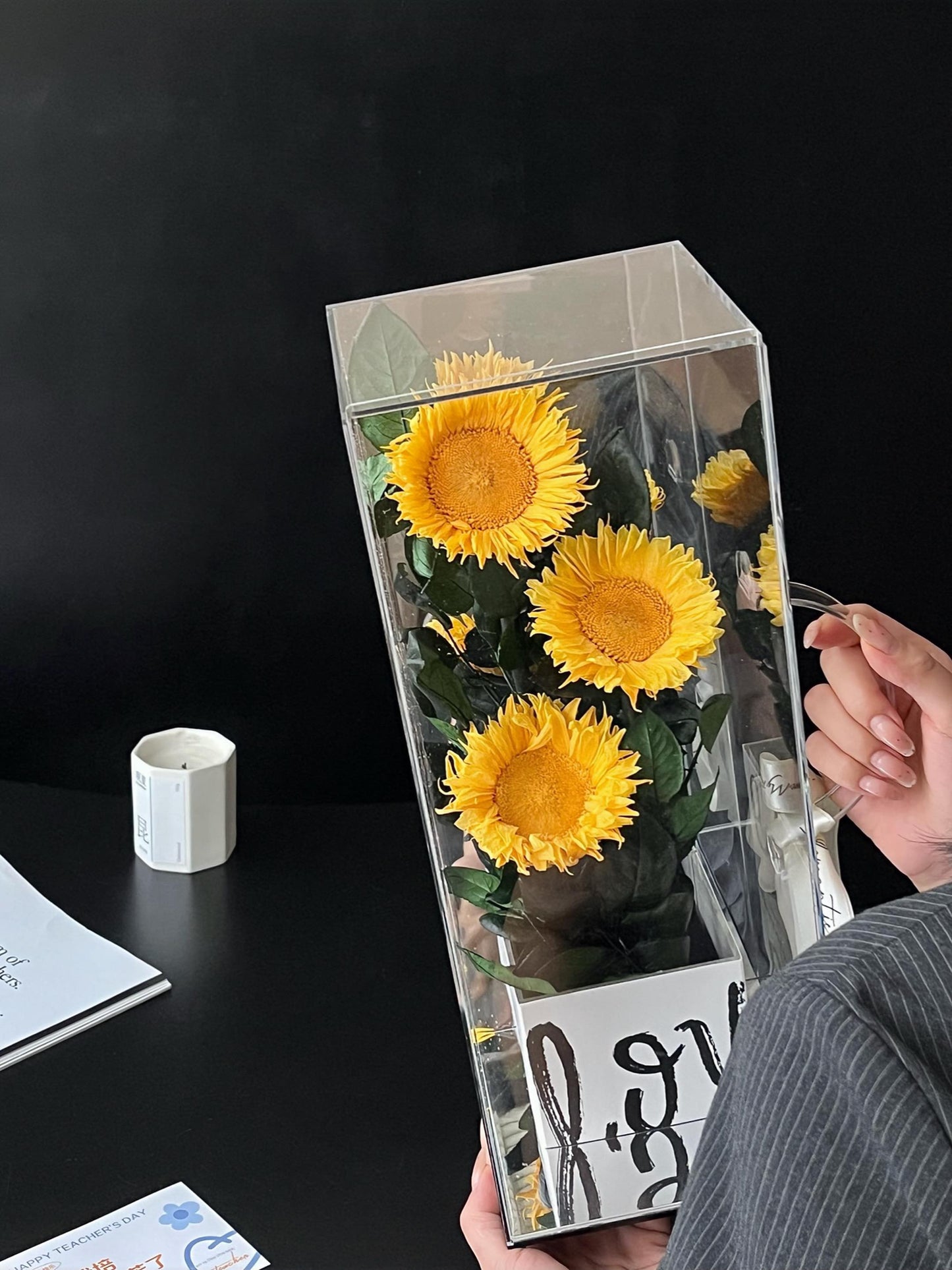Universe Romance Preserved Sunflower Box