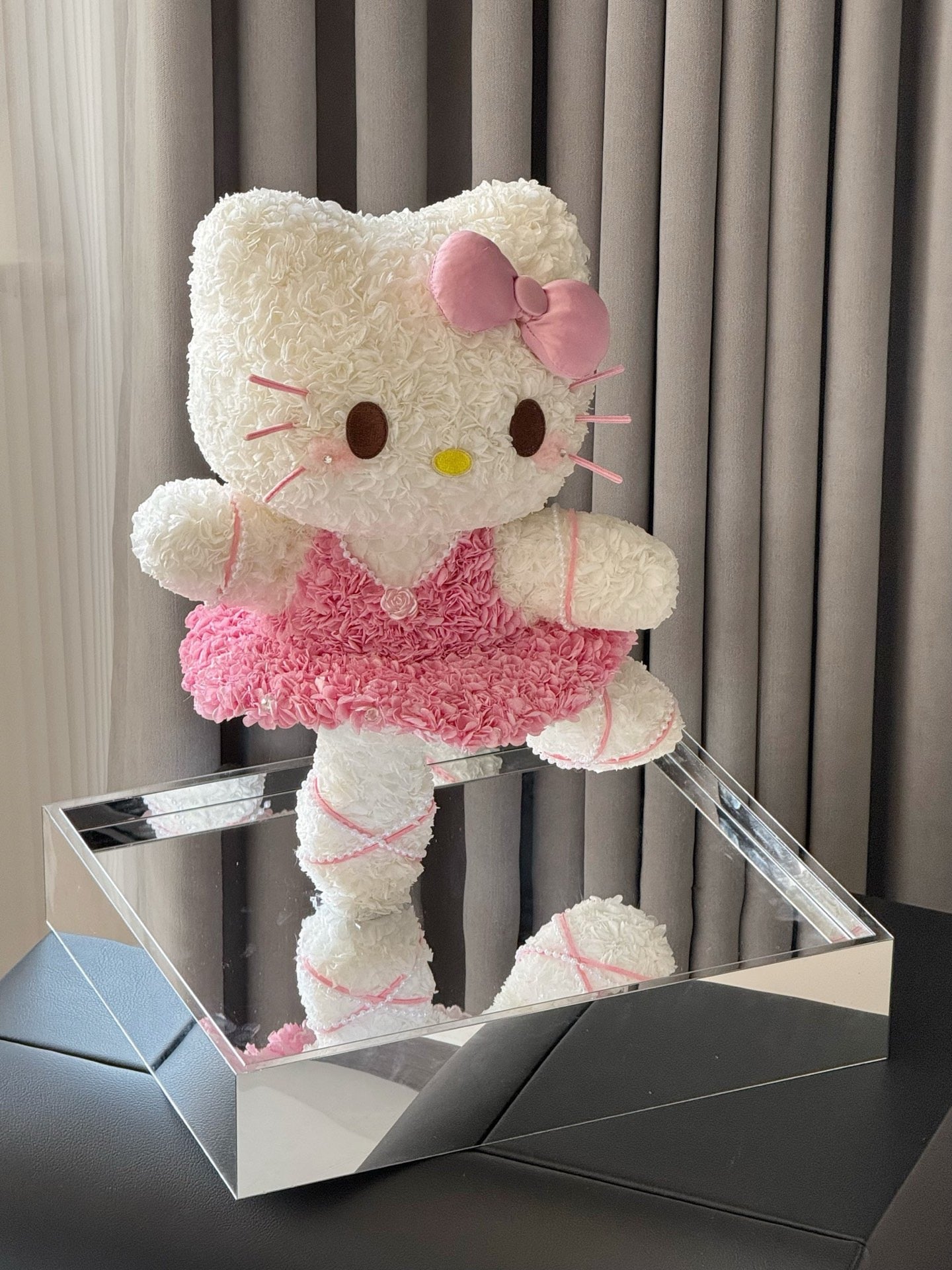 Ballerina Hello Kitty Preserved Flower Arrangement - Sanrio Inspired Gift