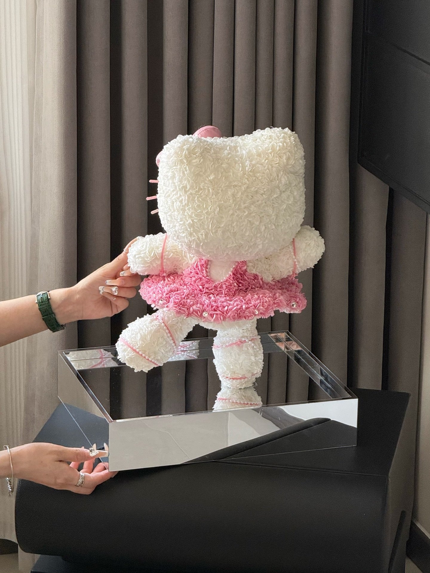Ballerina Hello Kitty Preserved Flower Arrangement - Sanrio Inspired Gift