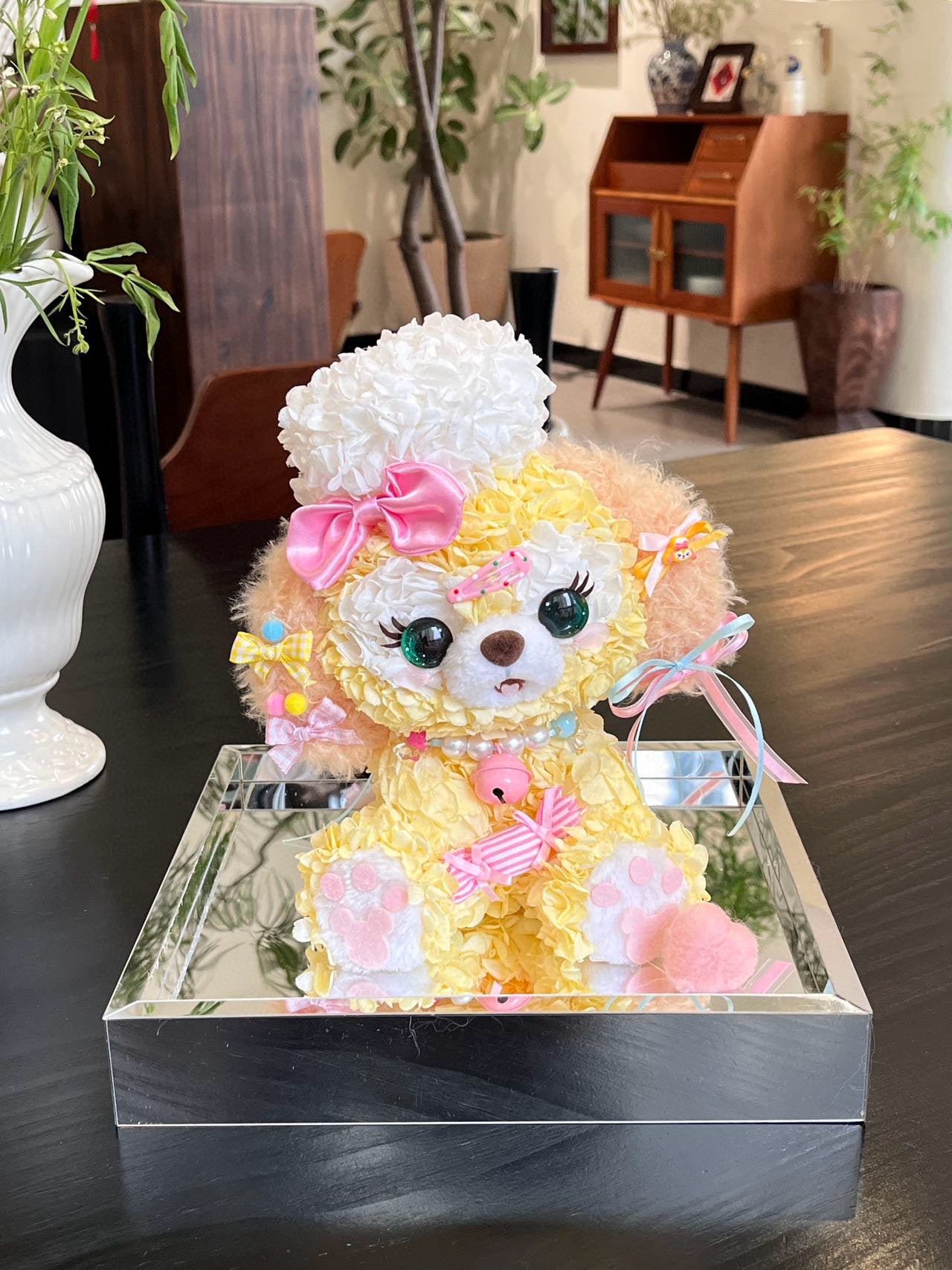 Cookies Ann Preserved Flower  | Disney-Inspired Floral Puppy Arrangement