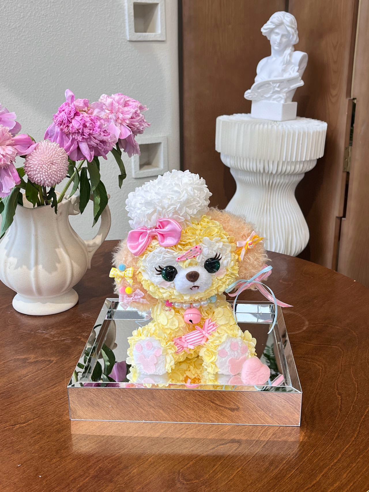 Cookies Ann Preserved Flower  | Disney-Inspired Floral Puppy Arrangement
