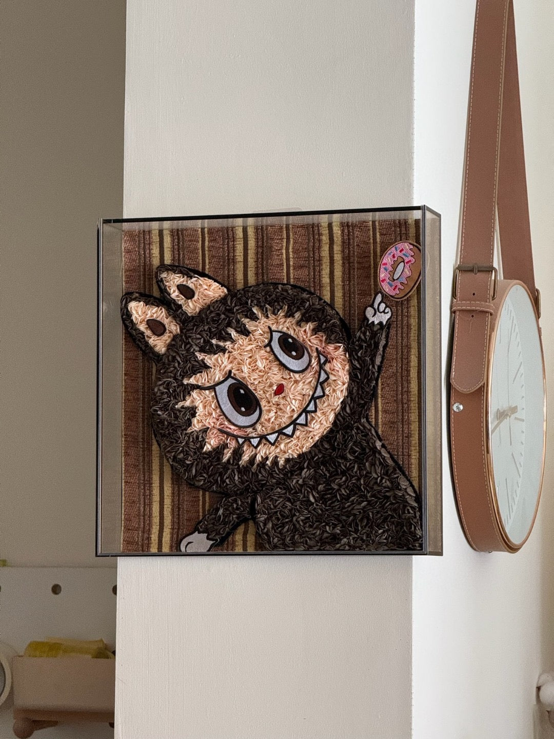 LABUBU Preserved Flower Art Frame | unique design