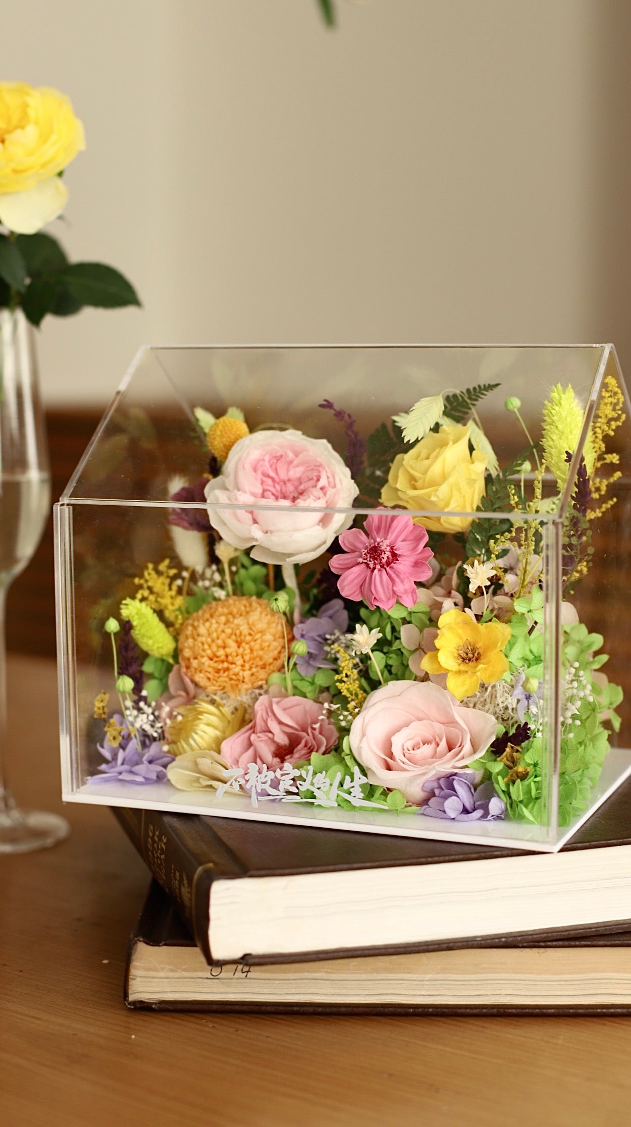 Preserved Flower House Box — Perfect for Mother’s Day / Gift for Mum