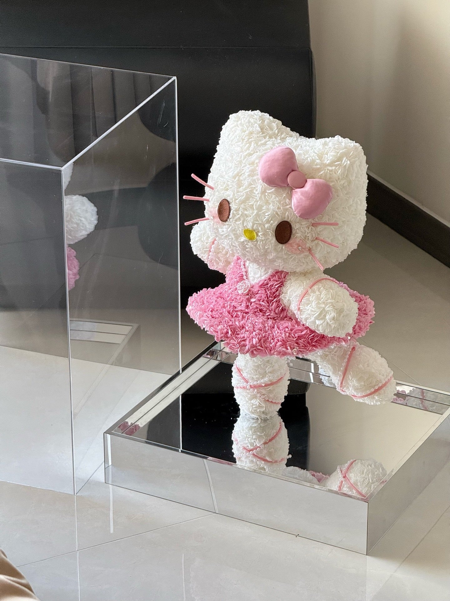 Ballerina Hello Kitty Preserved Flower Arrangement - Sanrio Inspired Gift