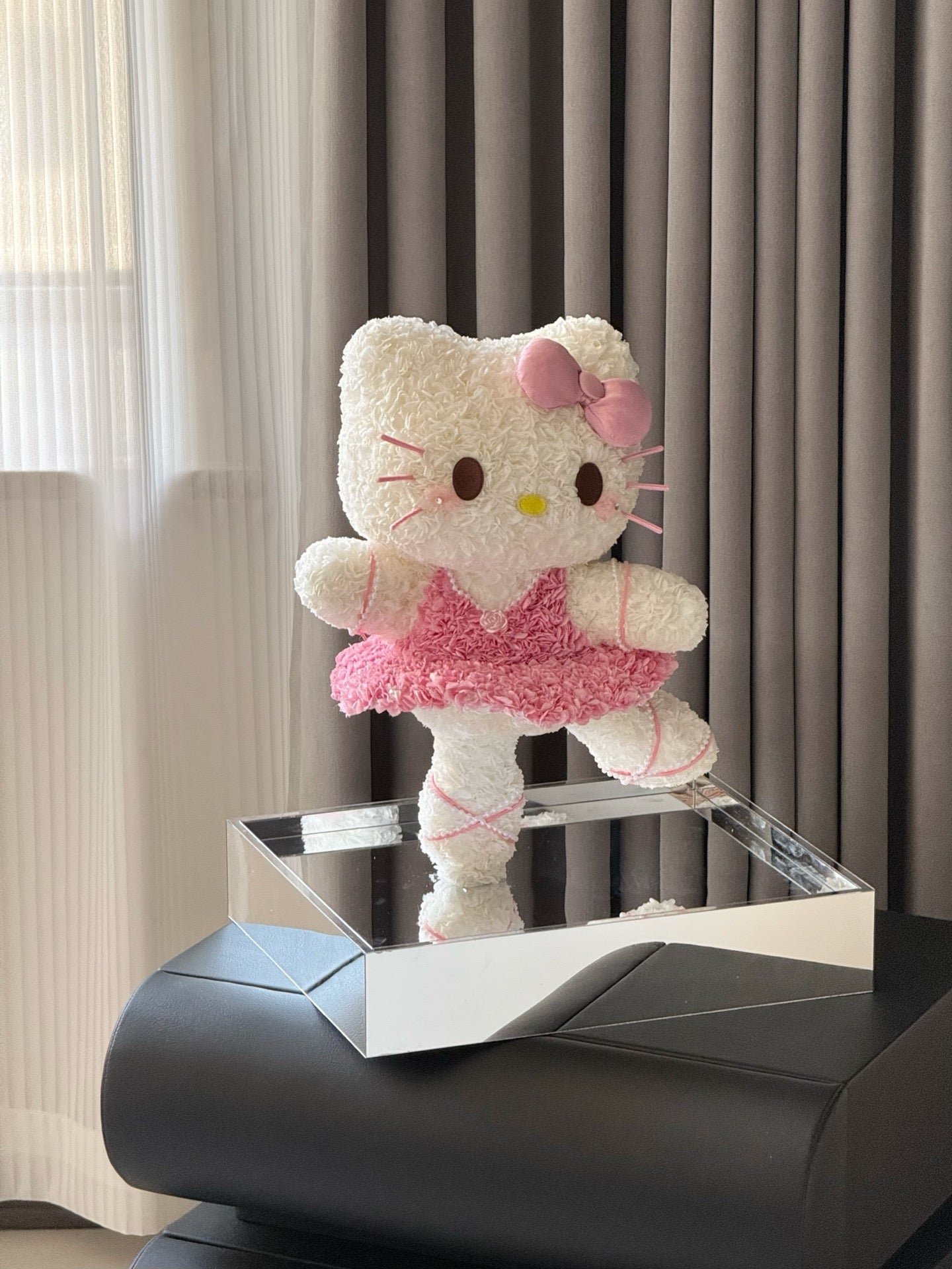 Ballerina Hello Kitty Preserved Flower Arrangement - Sanrio Inspired Gift