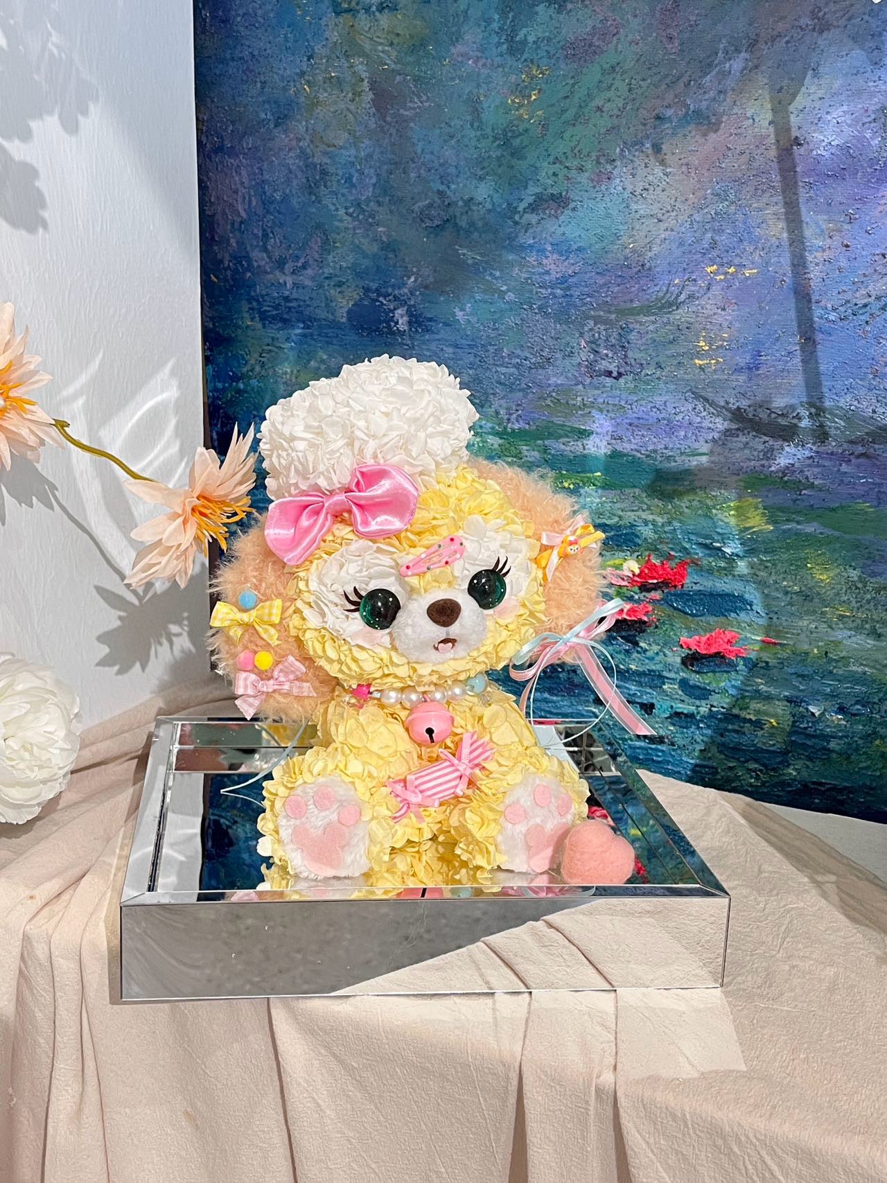 Cookies Ann Preserved Flower  | Disney-Inspired Floral Puppy Arrangement