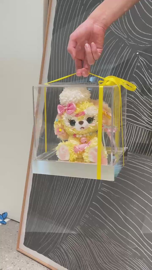 Cookies Ann Preserved Flower  | Disney-Inspired Floral Puppy Arrangement